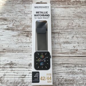 Merkury Metallic Grey Watchband for Apple 42/44mm